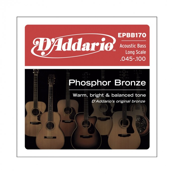 Encordado para Bajo   040  4 cuerdas  Phosphore Bronze   Escala larga