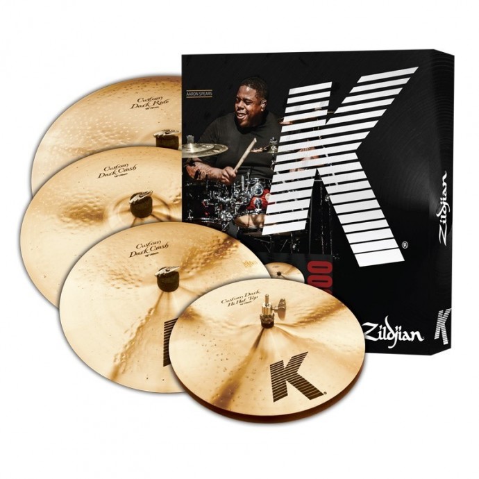 K CUSTOM DARK CYMBAL SET