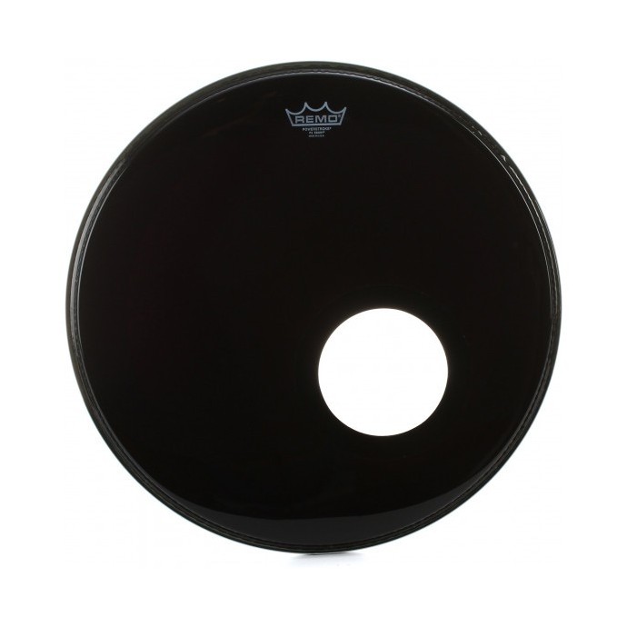 Bass, POWERSTROKE® 3, EBONY®, 22" Diameter, 5" Black DynamO