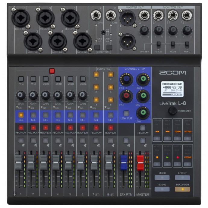 L-8    Mixer Digital 8 canales