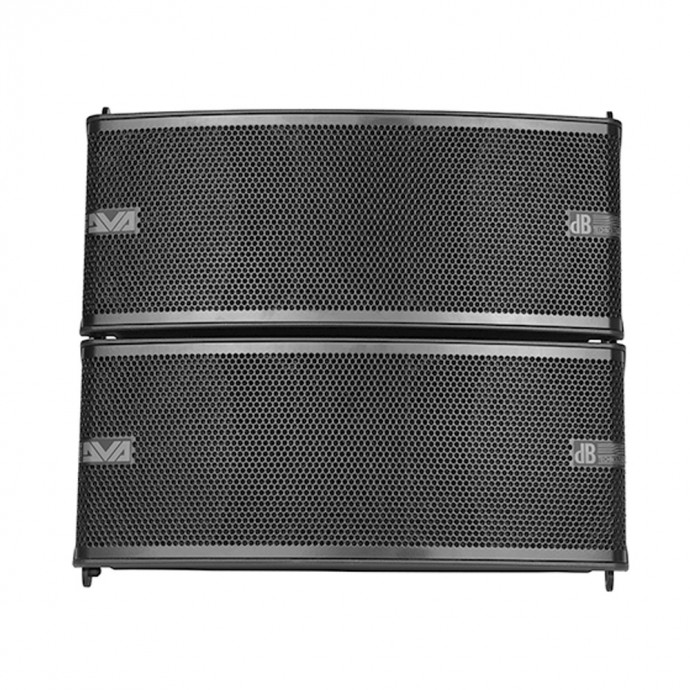 Line Array DVA M2M act +M2S pas, 2 vías, 2x6,5' + Dr 2x1', Class D, Digipro