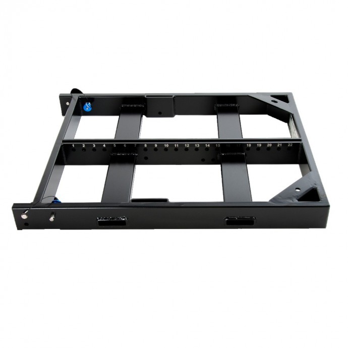 Accesori para colgar sistema line array (T4-T8-T12) acero, soporta hasta 20x T12, o 600kg, c:BK