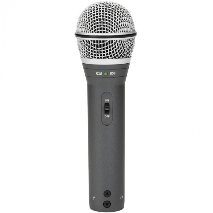 Q2 Mic con USB y XLR (Pack de grabación) Mic + Auricular HP20