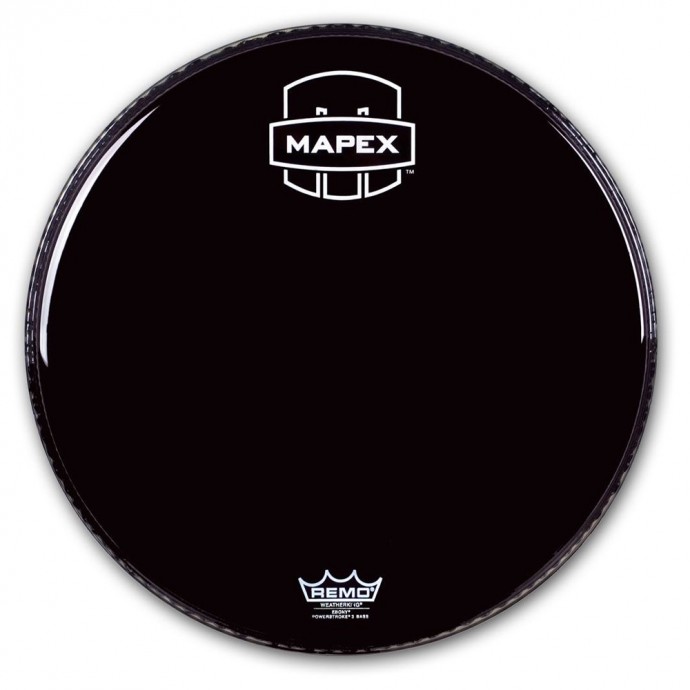 Parche c/Logo Mapex, Remo POWERSTROKE 3 22' 